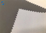 Jacquard 150CM Polyester Pongee Fabric PU Milky Coated